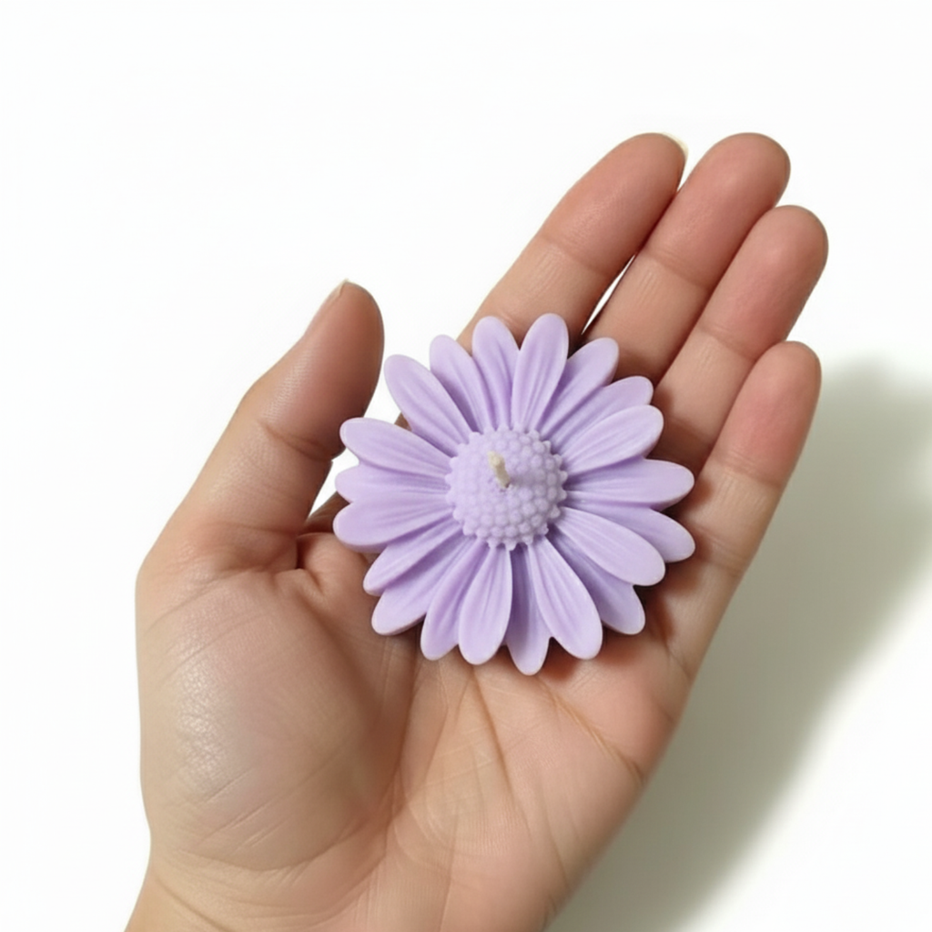 Daisy Floating Candle for Water Bowl | Soy Wax Scented Daisy Floating Candle Diwali Decoration