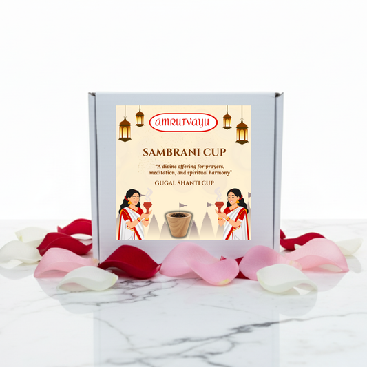 Gugal Fragrance Sambrani Havan Cups with Loban