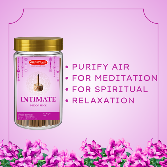 Incense Intimate Dhoop Stick | Charcoal Free & Bamboo Less